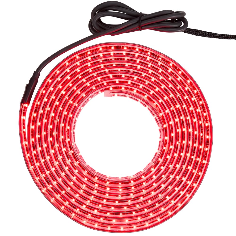 Tira de luz LED Adhesiva roja de 196 Pulgadas
