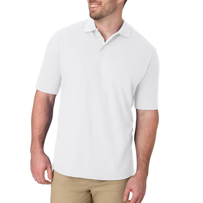 Hanes Camisa Polo X-Temp para Hombre - Blanco - G