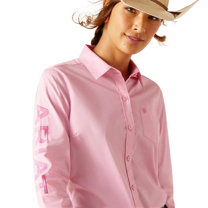Ariat Camisa elástica Kirby del Equipo Resistente a Las Arrugas Camisa para Mujer