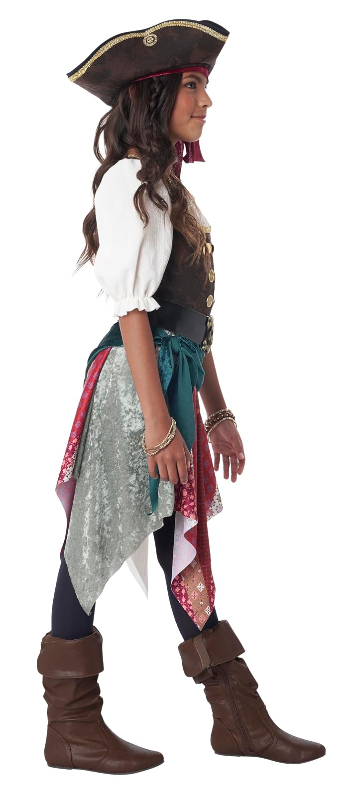 California Costumes Pirata Boho Disfraz Niñas