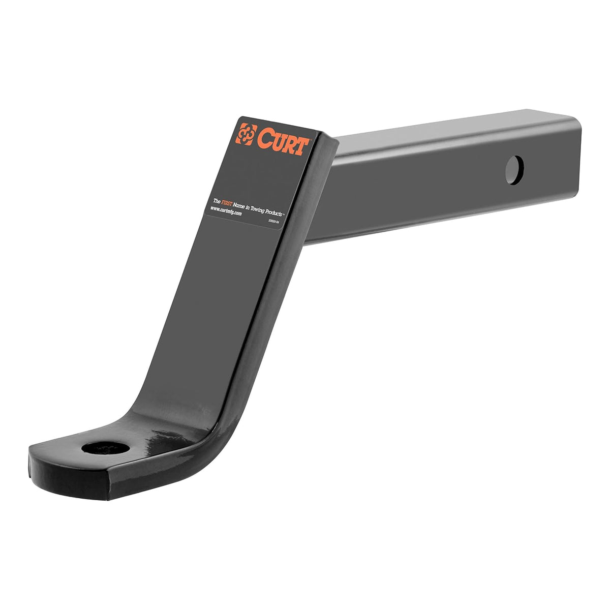 Curt 45080 Clase 3 Montaje de Bola de Enganche de Remolque, se Adapta a receptores de 5 cm, 7 Libras, Orificio de 1 Pulgada, caída de 6 Pulgadas