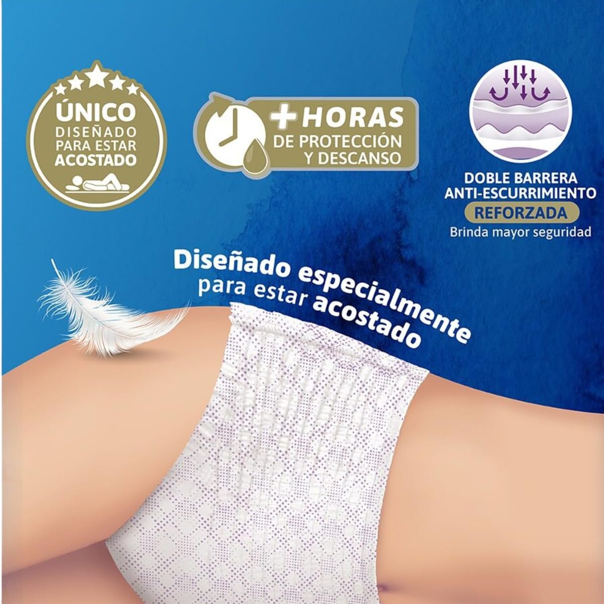 TENA Pants Nocturno Talla G, Ropa interior desechable, 10 piezas