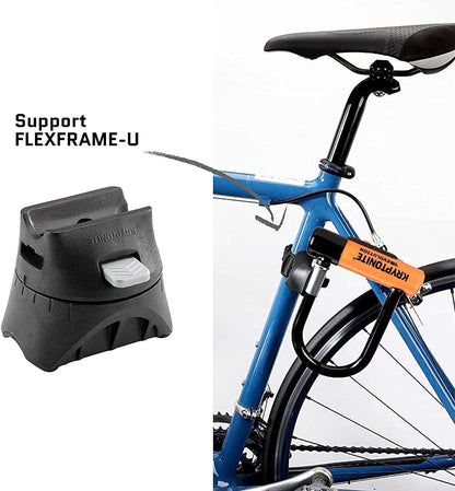 Kryptonite Evolution - Candado en U con Soporte FlexFrame-U (11-14 mm)