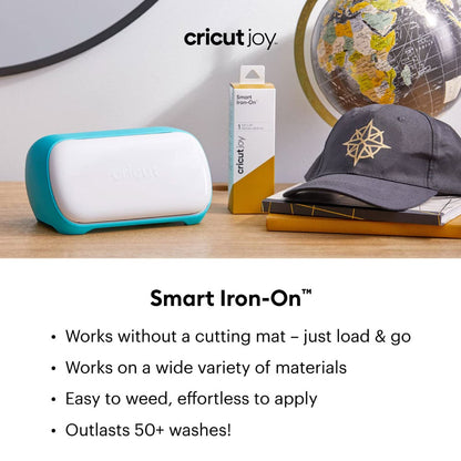 Cricut Joy Smart Plancha con Purpurina | Negro, 1 rollo 5.5 x 19 pulgadas
