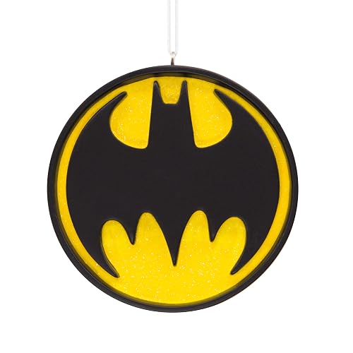 Hallmark DC Comics Batman - Adorno navideño con señal de murciélago