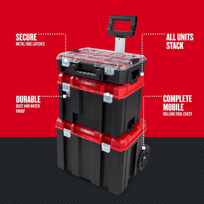 CRAFTSMAN VERSASTACK - Caja de herramientas con cerradura para ruedas de metal de 17 pulgadas