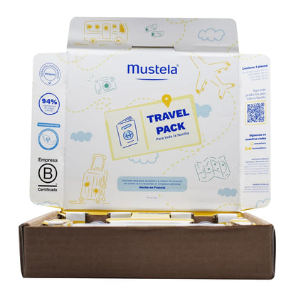 Mustela Pack Travel Size, 4 productos, Ideal para toda la familia