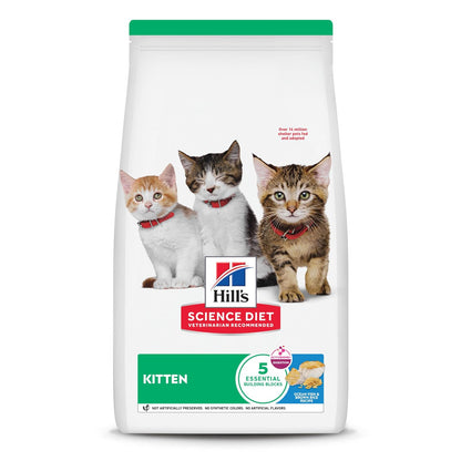 Hill's Science Diet Croquetas para Gatito Sabor Pescado 1.5Kg | Croquetas Hill's para gato, pescado marino, crecimiento sano, desarrollo cerebral con DHA, soporte inmunológico