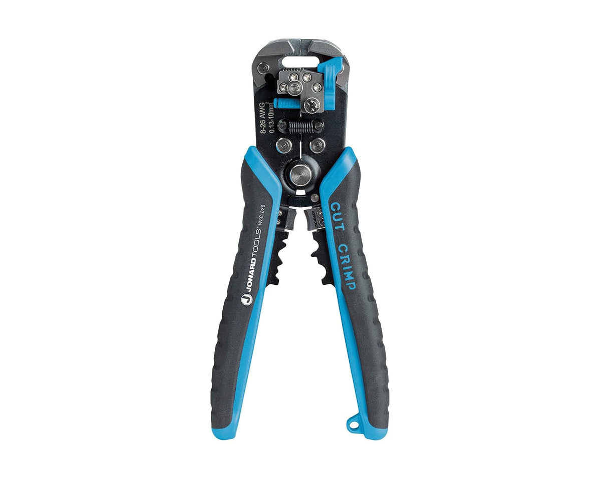 Jonard Tools WSC-826 - Pelacables y crimpadora ajustable, 8-26 Awg