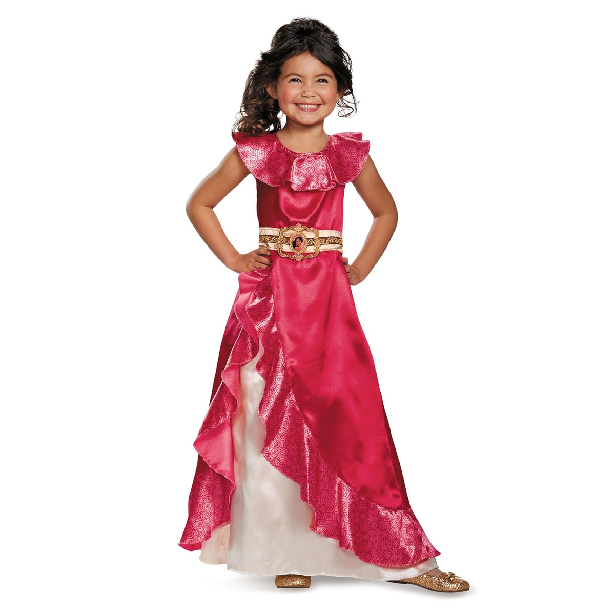 Disney Disguise Elena Aventura Vestido Elena clásico de Avalor Disfraz, Multi Color, Mediano/7-8