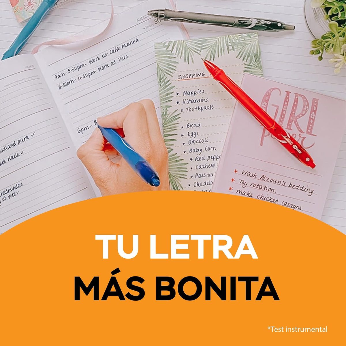 BIC, Bolígrafos de gel de secado rápido, Gelocity Quick Dry, punta ultrafina 0.7 mm, Paquete de 8 unidades, Surtido de colores, Plumas de gel retráctiles con grip cómodo