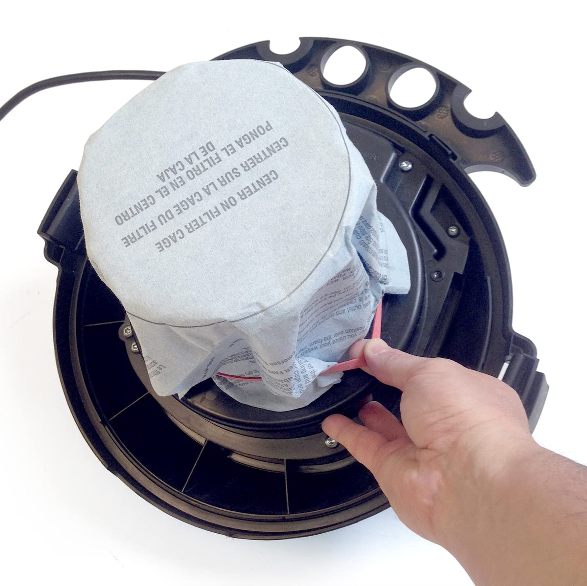 MULTI FIT Filtro de vacío Wet Dry VF2002 Filtros de vacío de disco seco para la mayoría de aspiradoras húmedas y secas de 5 galones y más grandes (3 filtros de disco con 1 banda)