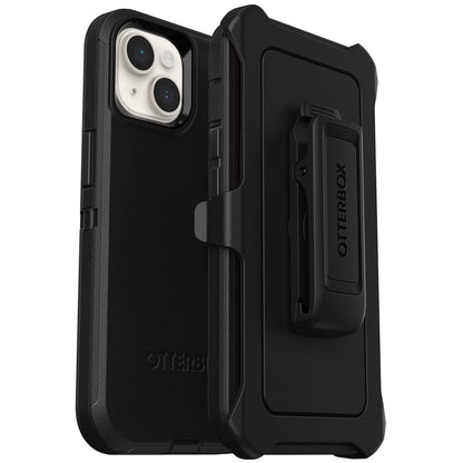 OtterBox Funda para iPhone 14 Plus, Varios Estilos - Serie Defender - Negro