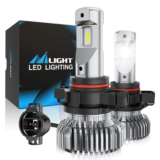 Nilight Bombillas LED Antiniebla 5202/5201/PS24W EF2, 6000 K, Blanco, Paquete de 2