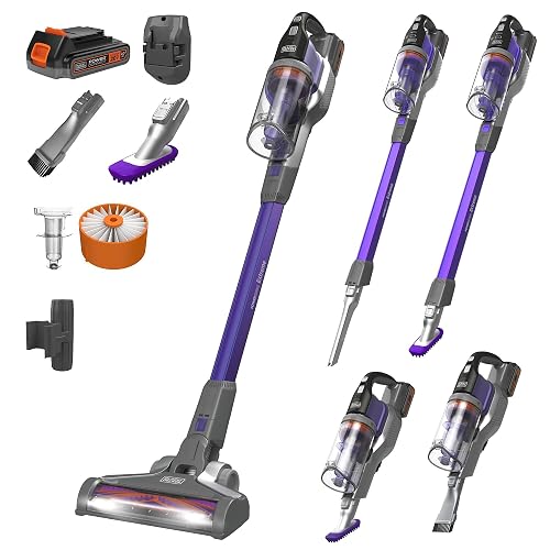Black+Decker Powerseries Extreme Aspiradora inalámbrica para Mascotas (BSV2020P)