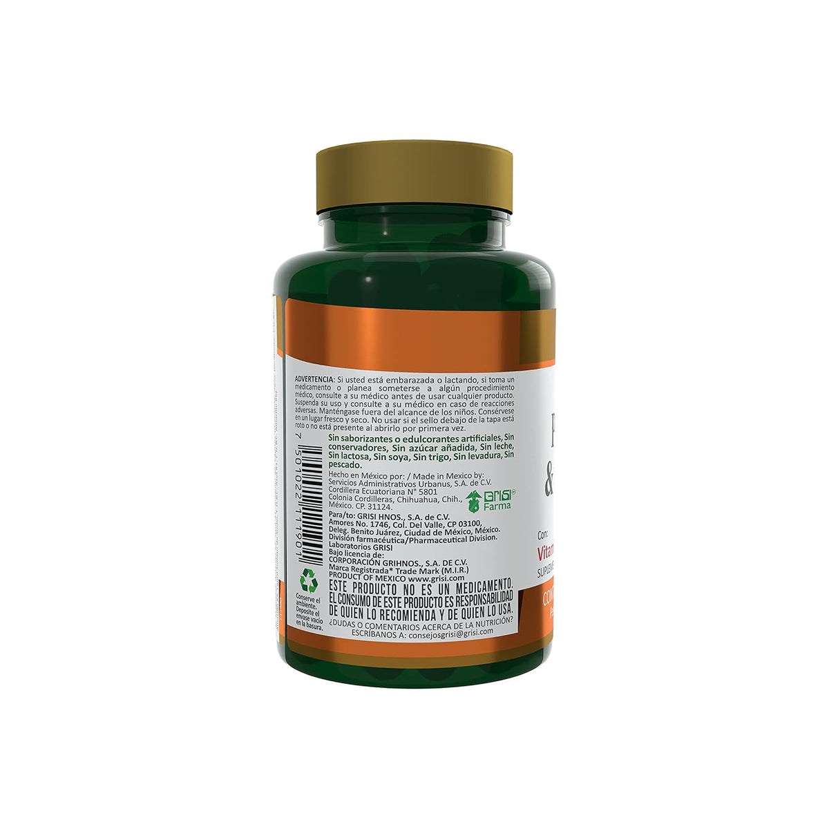 Nature's Life - Probióticos y Prebióticos Vitamina C y Arándano 30 Cápsulas | 415 millones UFC, Lactobacillus acidophilus, inulina, avena sativa, sin conservadores ni azúcar añadida, 1 cápsula al día