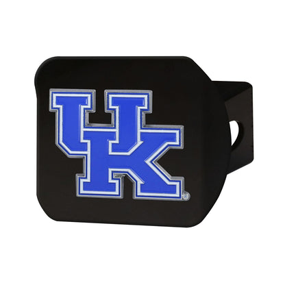 FANMATS NCAA - Enganche de Color para Hombre, Color Negro - Kentucky Wildcats - 3.4"x4" - Negro