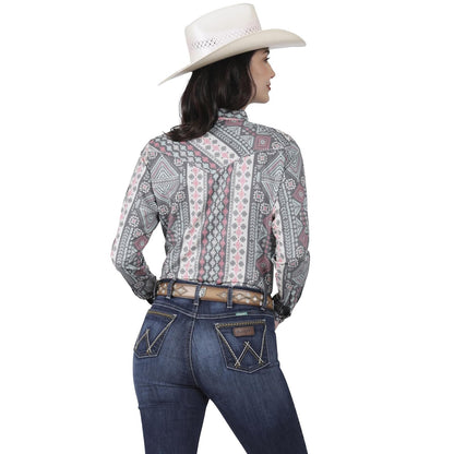 Wrangler Blusa Vaquera Mujer Asiluetado Manga Larga