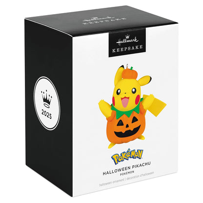 Hallmark - Adorno de Halloween 2025, Pokémon Halloween Pikachu, Regalos para fanáticos de Pokémon