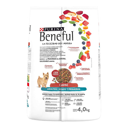 Purina Beneful Adulto Raza Minis Sabor Carne 4Kg