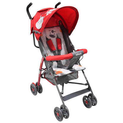 Infanti Carriola de Bastón SKIT Dino Azul, 6m-15kg - Rojo