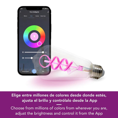 Lloyd's Foco Vintage WiFi Inteligente LED 6W RGB Control por App
