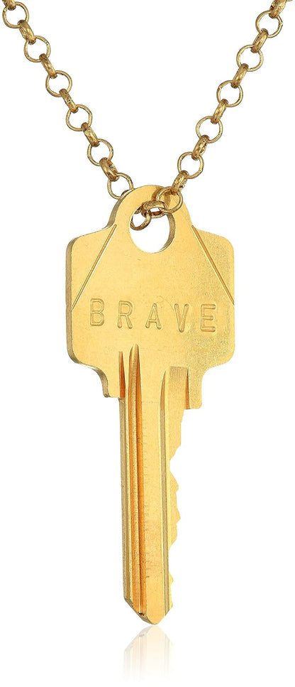The Giving Keys Collar clásico XL - Dorado antiguo - Brave