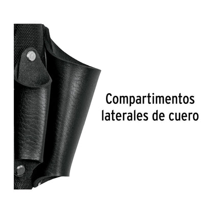 Truper Expert POHE-6NX Porta herramientas de poliéster 6 compartimentos lavable