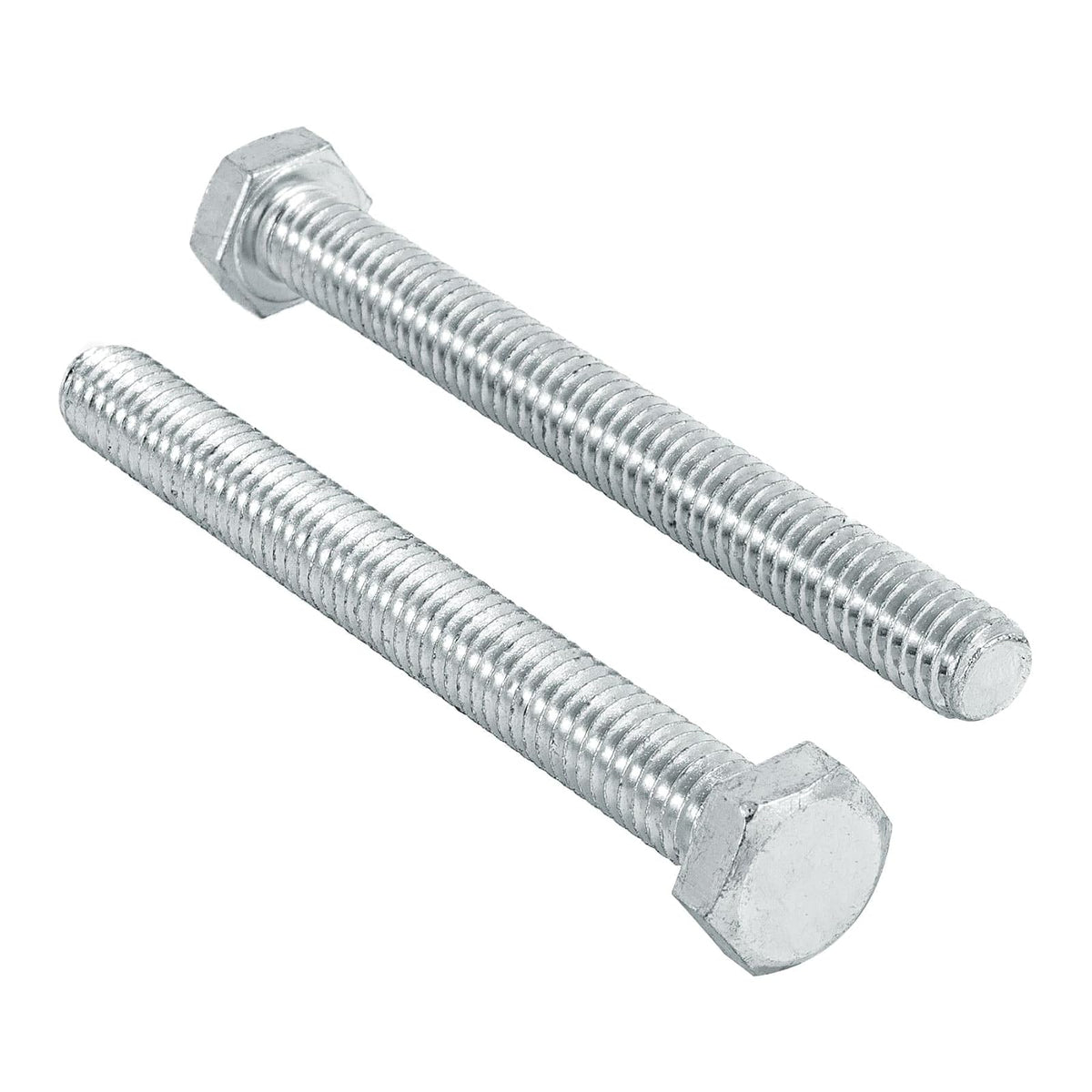 Fiero Tornillo Tipo Máquina Acero Galvanizado, Cabeza Hexagonal, 30 Piezas - 5 - 16 x 3"