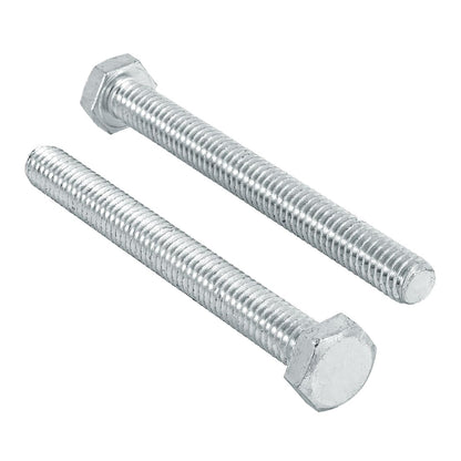 Fiero Tornillo Tipo Máquina Acero Galvanizado, Cabeza Hexagonal, 30 Piezas - 5 - 16 x 3"
