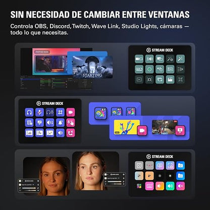 Elgato Stream Deck MK.2, controlador de estudio | Acciones de activación en OBS, Twitch, YouTube y más, comentarios visuales, cientos de complementos, funciona con Mac y PC