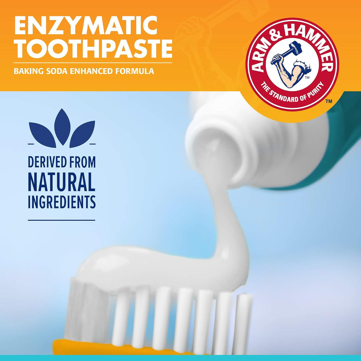 Arm & Hammer Advanced Care Toothbrush & Toothpaste Set -Vanilla Ginger Flavor