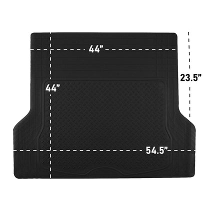 FH GROUP F16400BLACK Black All Season Protection Cargo Mat/Trunk Liner (Trimmable)