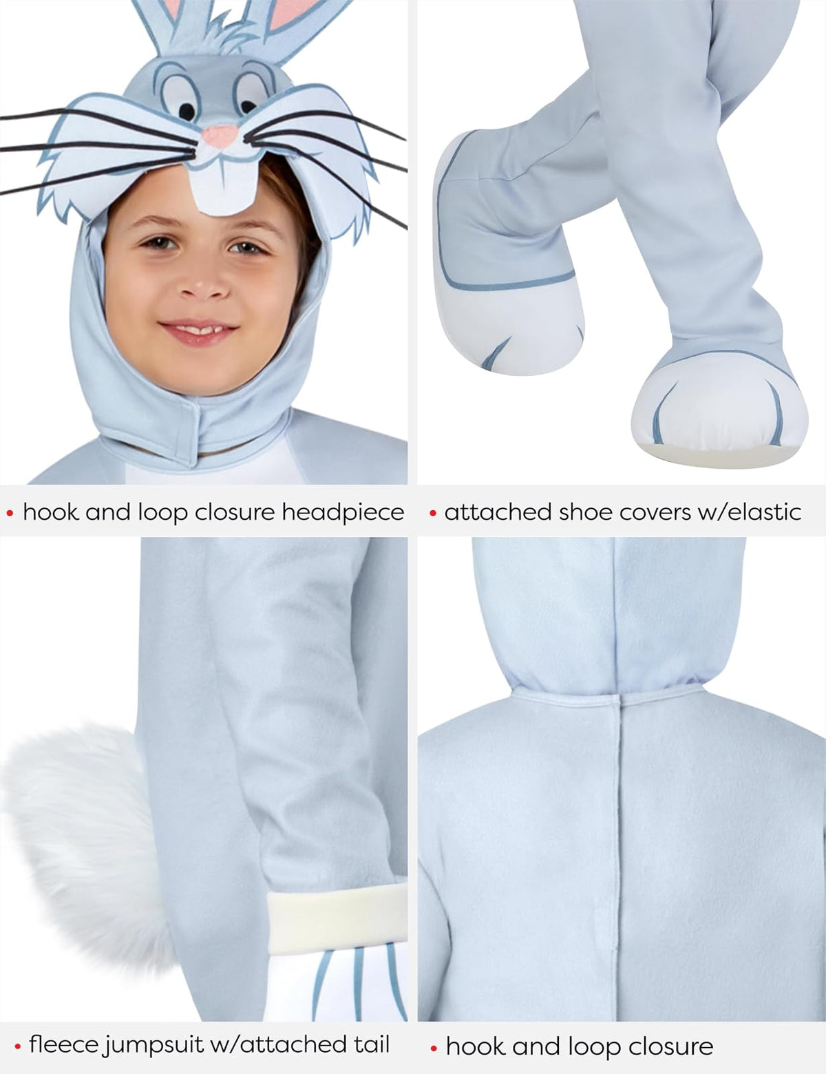 Rubies Looney Tunes: Disfraz de conejito de insectos para niños, unisex, talla M