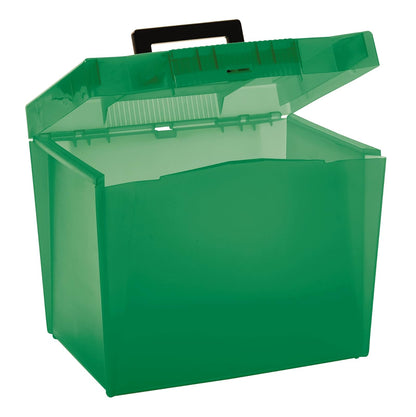 Pendaflex Caja Para Archivo, Para Documentos Carta, Con Riel Para Fólder Colgante, Con Manija, Plástico Resistente, Color Multicolor, Paquete De 1 (20881)