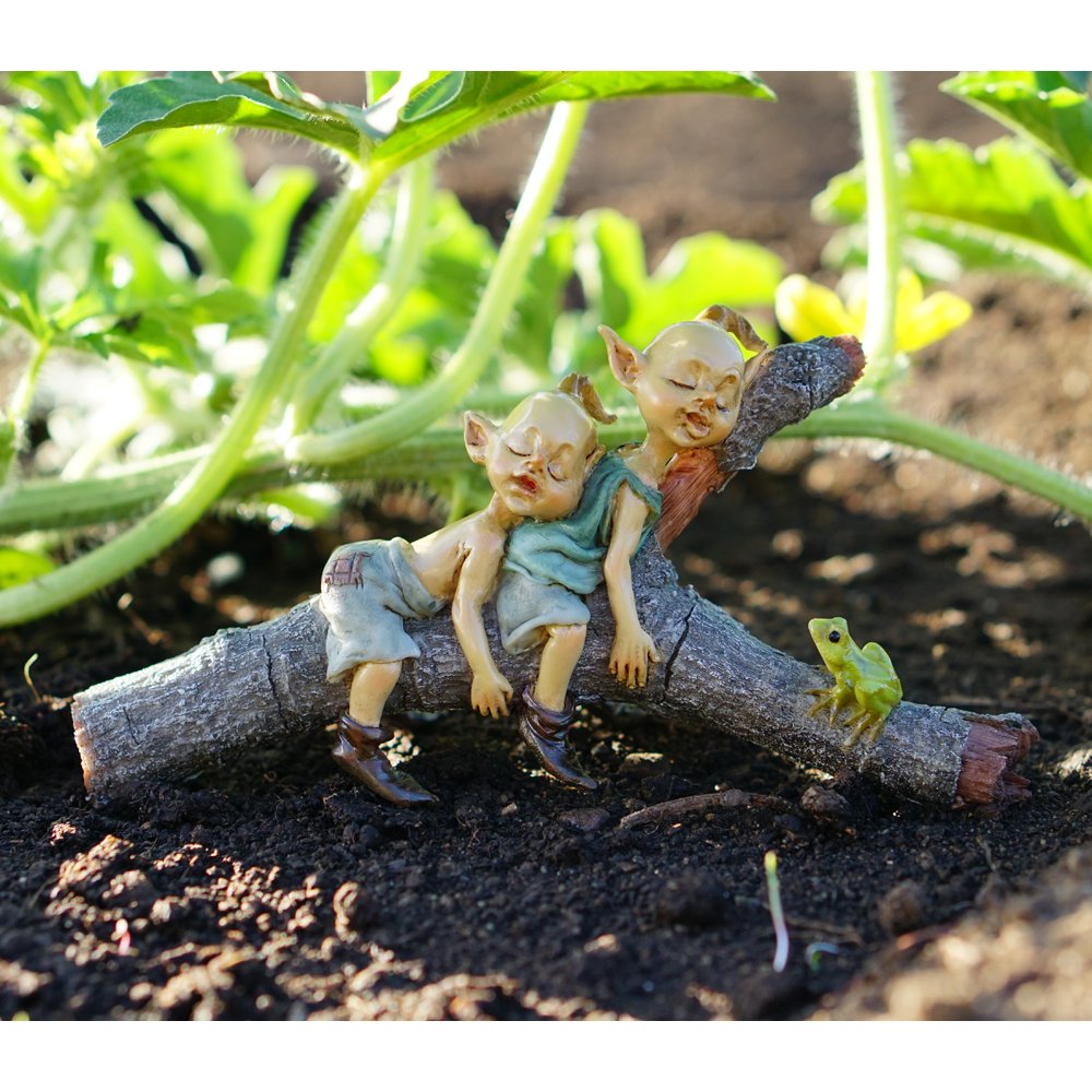 Parte Superior Collection - Estatua de Troncos de árbol de Hadas y terrario en Miniatura, tamaño pequeño