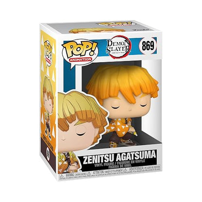 Funko Pop! Animation: Demon Slayer - Zenitsu Agatsuma - Exclusive | Mercancía Oficial de Anime - Figura de Vinilo Coleccionable para Decoración - Regalo de Cumpleaños para Fans
