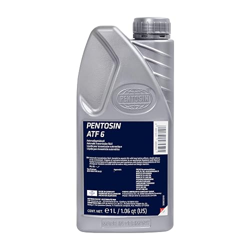 Pentosin 1058106 ATF 6 Fluido de Transmisión Automática Sintético para Audi, Jaguar y Land Rover 1 L, Gris