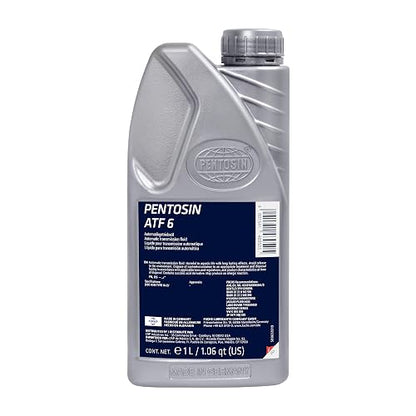 Pentosin 1058106 ATF 6 Fluido de Transmisión Automática Sintético para Audi, Jaguar y Land Rover 1 L, Gris