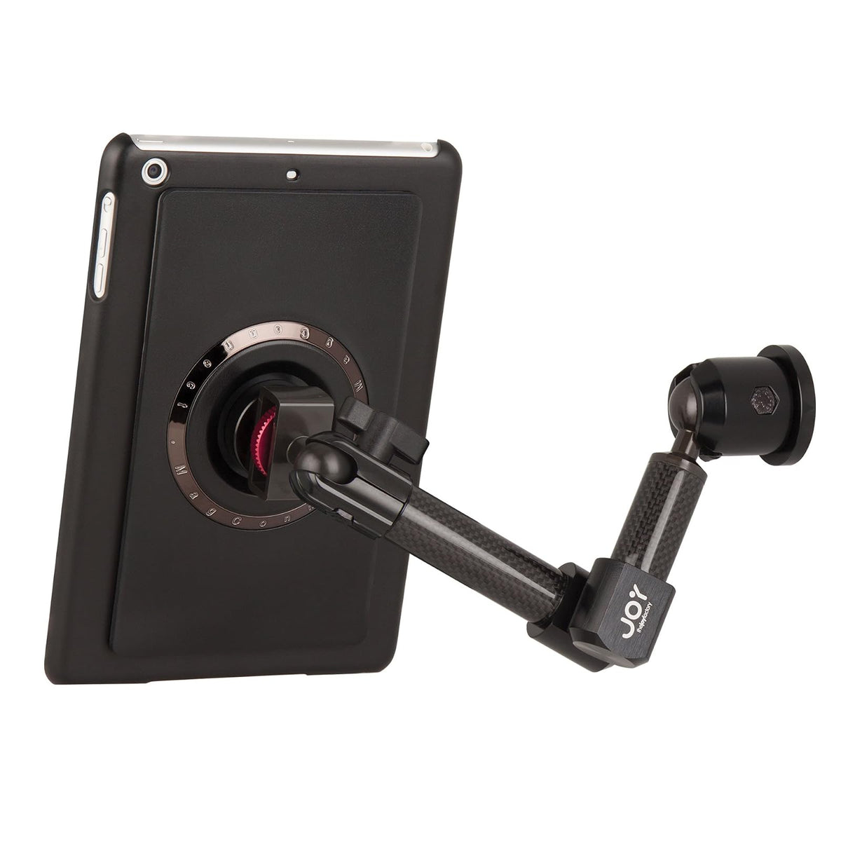 The Joy Factory Montaje para Porta Vasos Compatible con iPad Mini - iPad Mini 1 - 2 - 3 - Soporte para instalación en pared o armario