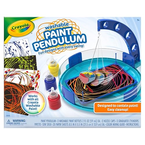 Crayola Péndulo de Pintura 30 Piezas Kit Lavable Artes Manualidades