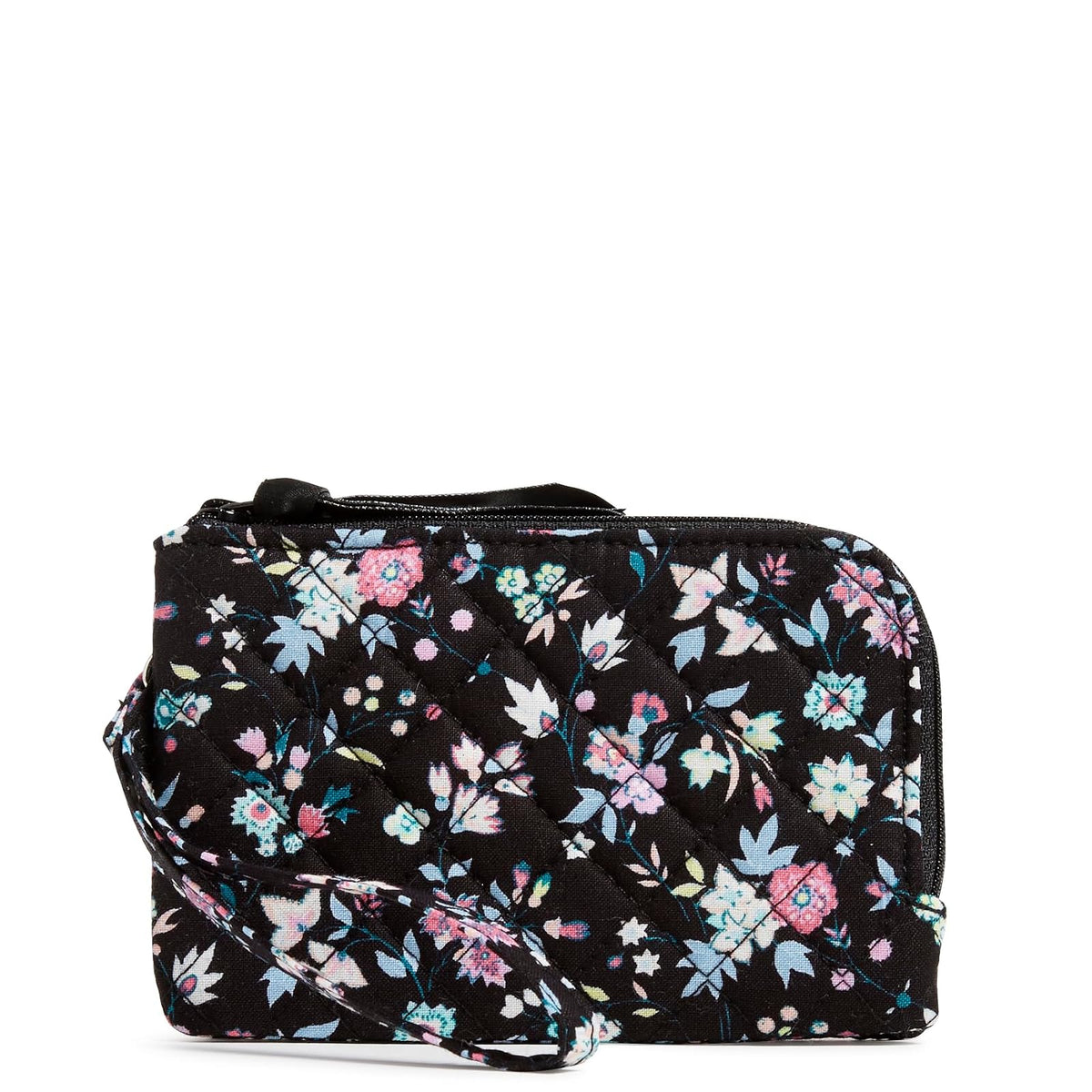 Vera Bradley - Funda de algodón con doble cierre para mujer, con protección RFID