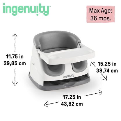 Ingenuity Asiento 2 en 1 De Piso y Elevador para Bebé Niño