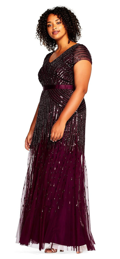 Adrianna Papell Vestido Largo
