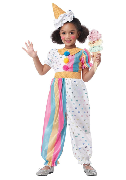 California Costumes Sweet Treats Clown Disfraz bebés niños