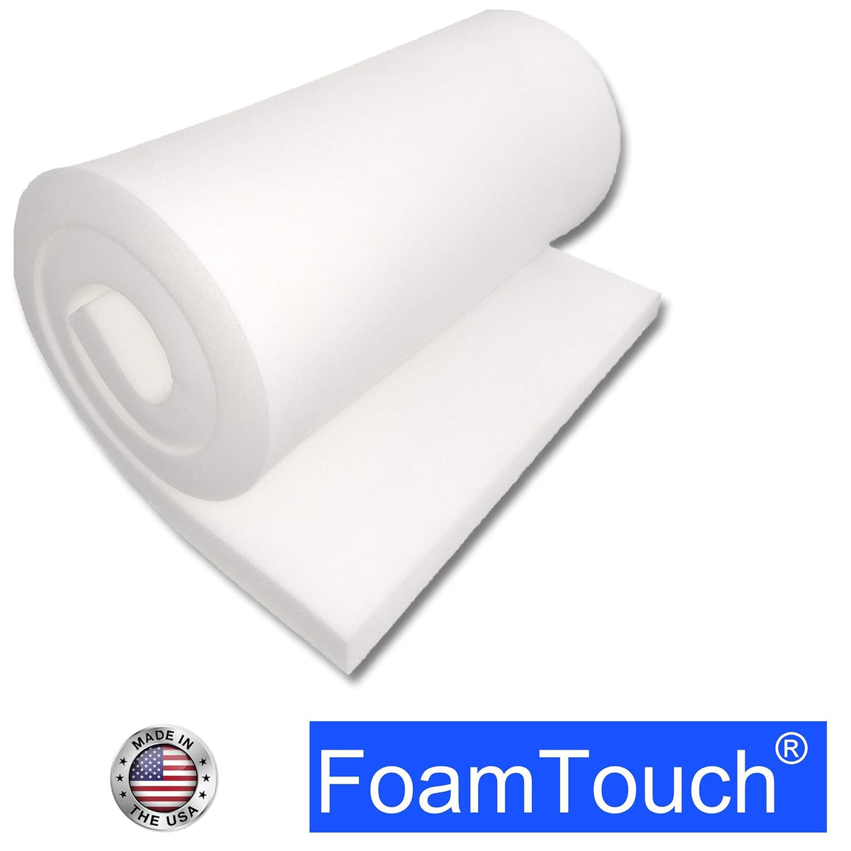 FoamTouch - Espuma para tapicería de 5.08 cm x 60.96 cm x 182.88 cm, de alta densidad
