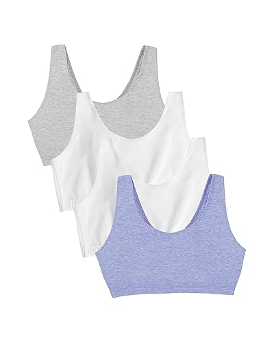 Fruit of The Loom Brasier Deportivo de Estilo sin Mangas con Colores de Moda Sujetador Deportivo para Mujer