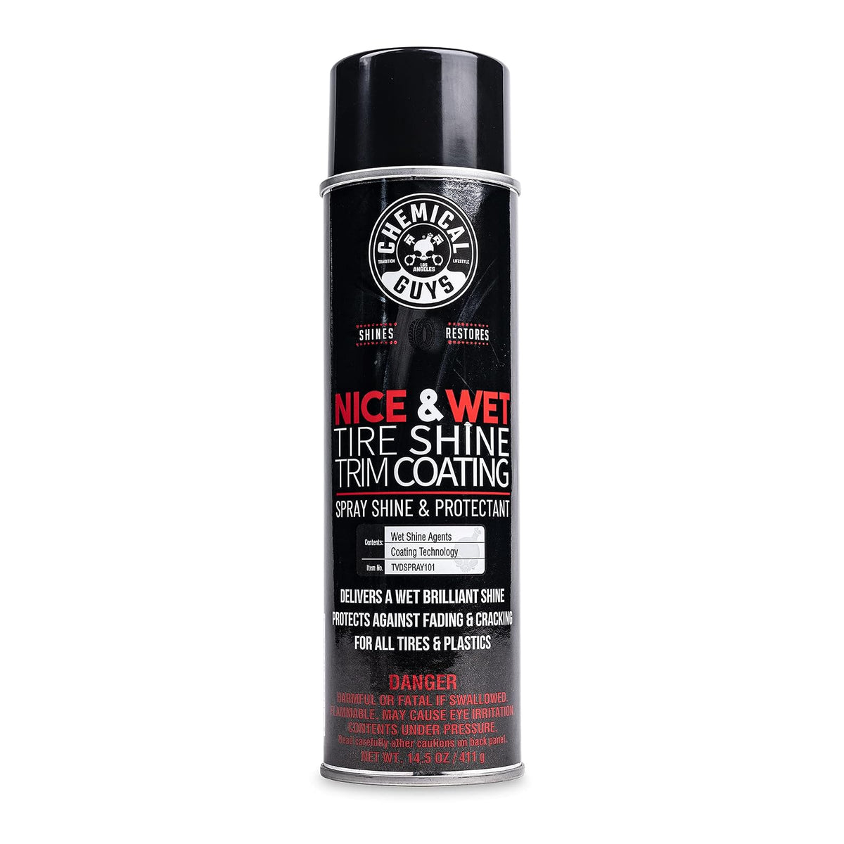 Chemical Guys Black on Black Acondicionador y Protector para Molduras, 11 oz - Alto brillo