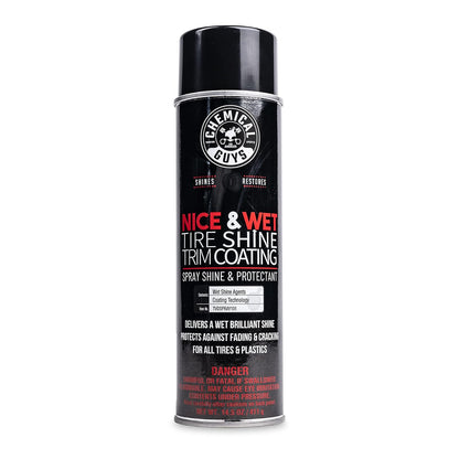 Chemical Guys Black on Black Acondicionador y Protector para Molduras, 11 oz - Alto brillo