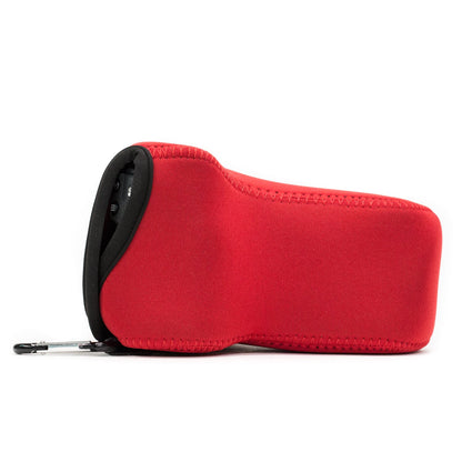 MegaGear MG1157 Estuche de cámara Ultra Ligero, de Neopreno Compatible con Canon EOS M6 (18-150 mm) - Rojo